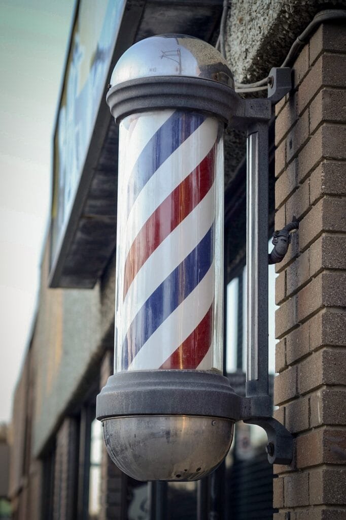 barber, barbershop, retro