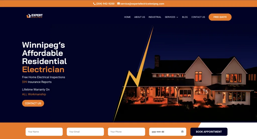 expert electric - nesta sites - electrical web design expert electric - nesta sites - electrician website