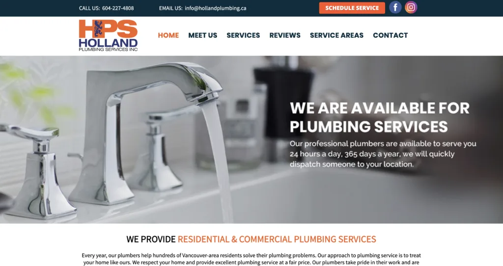 holland plumbing 11 best plumbing websites