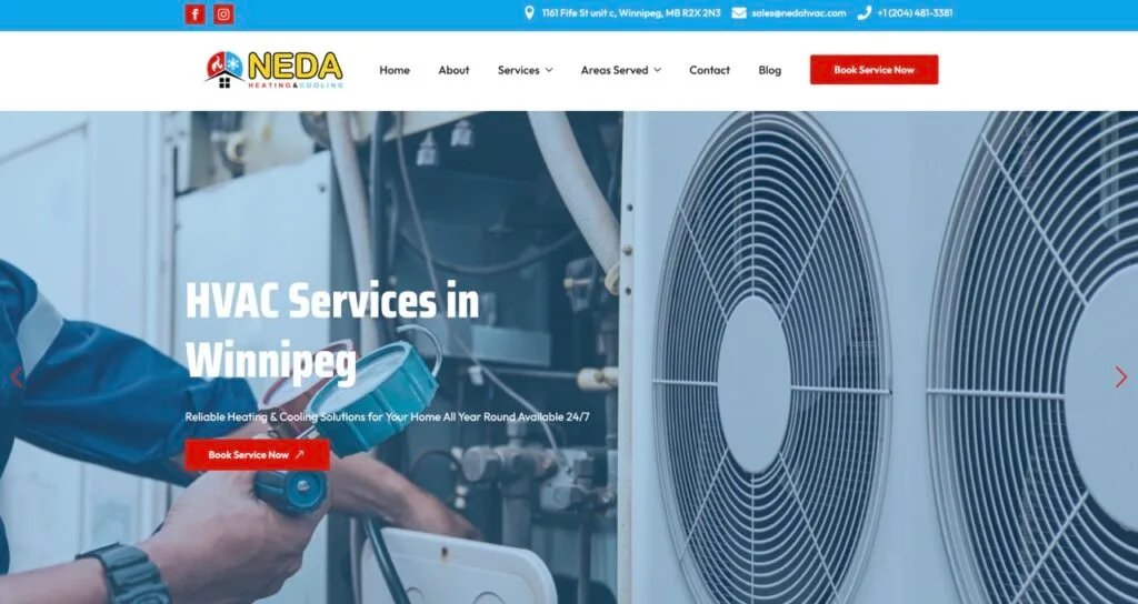 NEDA HVAC 11 best HVAC websites