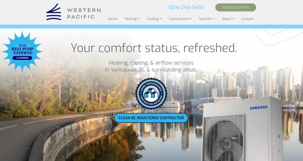 Western Pacific HVAC 11 best HVAC websites