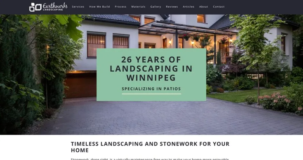 11 best landscaping websites earthworks landscaping