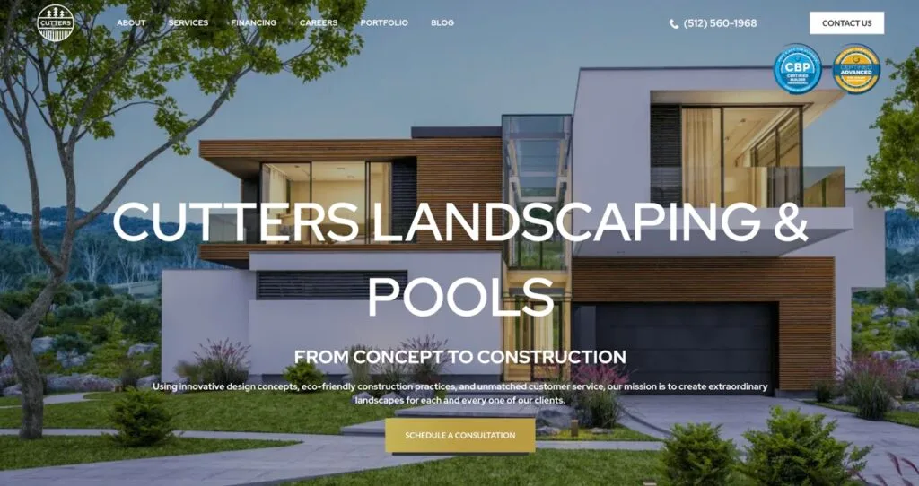 11 best landscaping websites Cutters