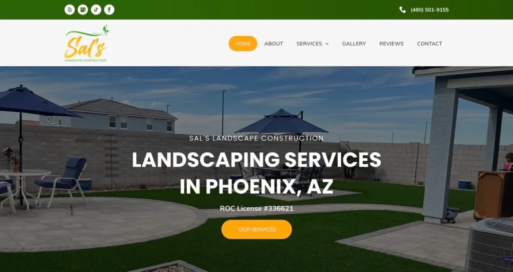 11 best landscaping websites Sals landscaping
