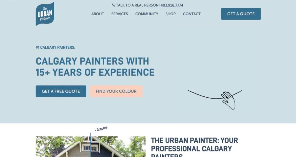 11 best house painting website design the urban painter
